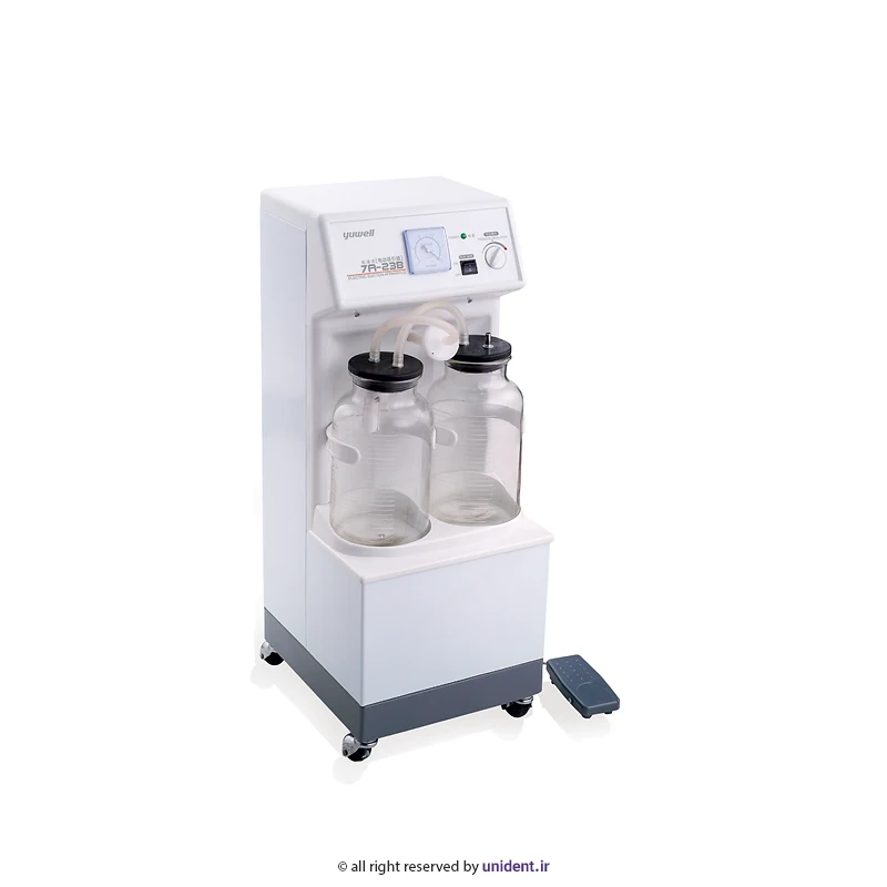 1 دستگاه ساکشن جراحی تک یونیت یوول پایه بلند Yuwell مدل 7A-23B - Image 1